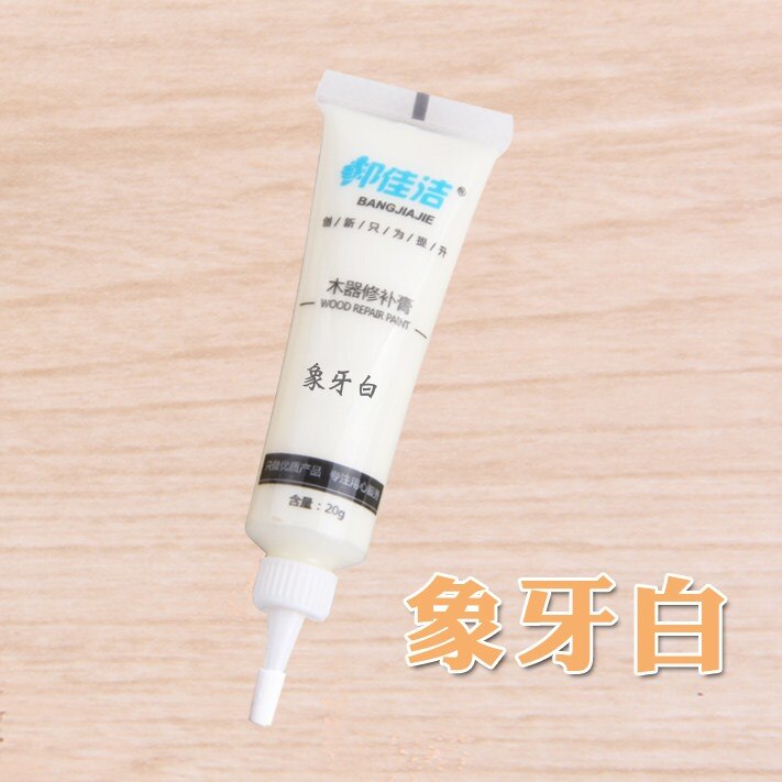Free mail composite paste furniture glue white solid wood door cabinet wood floor repair lacquer wood door potholes repair cracking