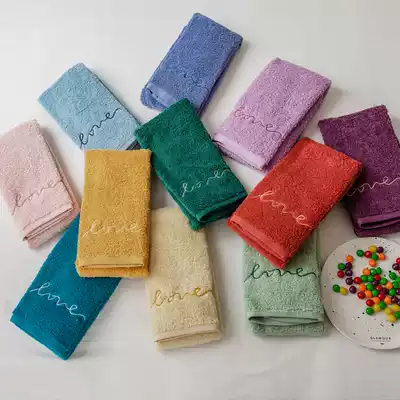 Pure cotton bath towel Adult soft absorbent facial towel household men and women quick-drying cotton large couple macaron towel