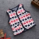 Áo vest trẻ em mùa xuân và mùa thu 0-2 cotton sơ sinh trẻ sơ sinh nam và nữ vest bé mùa thu - Áo ghi lê