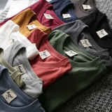 Мыть и шлифовать!Трудные товары!Выбор внешней торговли T -Fork Men's Original Syster Summer Round Round Neck Casual Short -sleed Cows