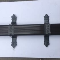 Villa aluminum alloy rainwater pipe positioner hoop square downpipe clip clip sewer pipe retainer pipe