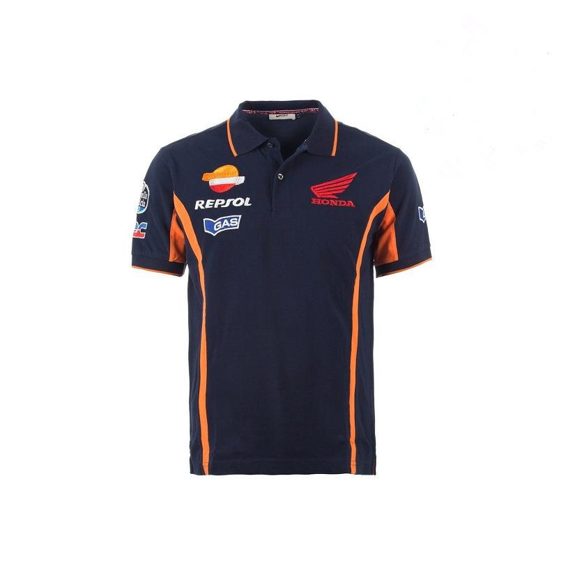 The new MOTOGP 93 fan Marquis motorcycle short-sleeved T-shirt racing suit motorcycle suit cotton POLO shirt