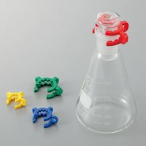 Special offer AS ONE tapered head clip 3-1585-01 POM clip multi-color flat