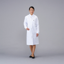 Azovon Laboratory four-button white coat for women with cotton 100%2-9831-01