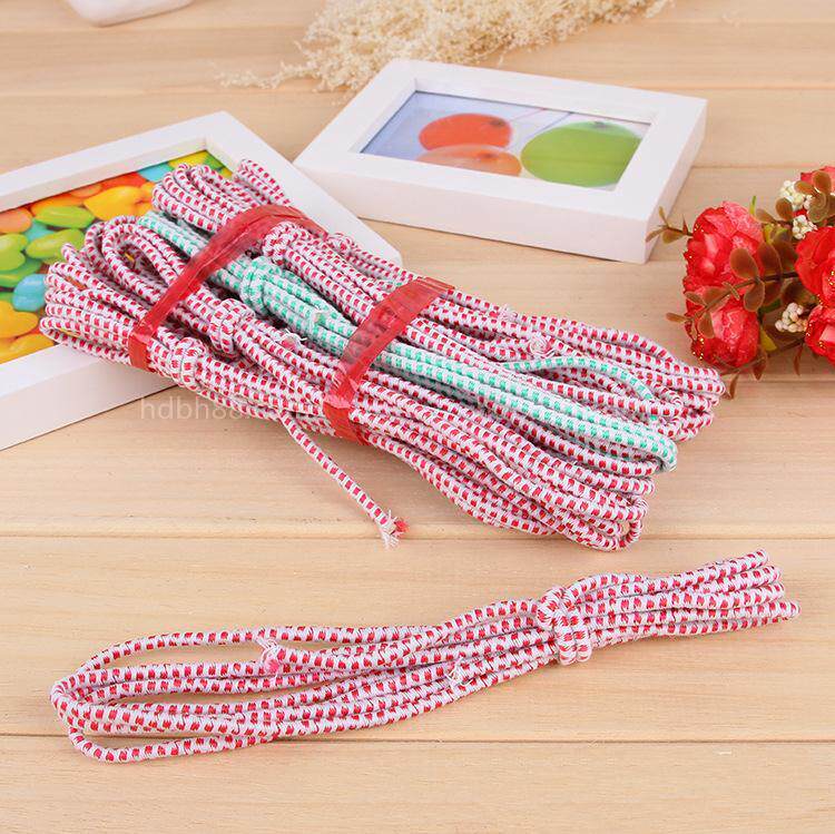 Round elastic band Flat Tightness High Bounce Durable Elastic Rope Skipping Rope Rubber Fascia Bullskin Fascia Pants With Sewing RMBone Stock Source