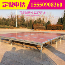 Wedding Celebration Folding Mobile Stage Shelf Simple Adjustable Lever Active Fast Assembly Room Performance Steel T Terri