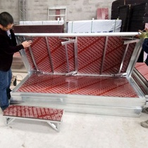 Event Fast-fit folding stage shelf Mobile Easy Wedding Terrace lift adjusting bar Steel performance Little T-plate