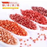 Riyu Xing DB Античный бусин 2151/2152/2158/2159/2160 Серебряный кассир Красный апельсин 1,6 ммдий