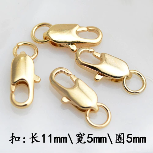 24 -километровое золотое цепное соединение пряжка от пряжки пряжки рыб