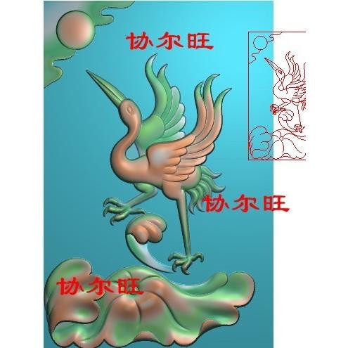 Fairy Crane Fine Sculpture jdp embossed grayscale photo bmp pendant 46 card computer jade carved lotus leaf i crane all the way lenko