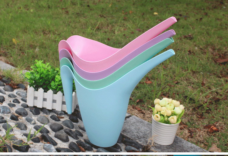 Deo miệng dài tưới nước chậu chậu tưới vườn cung cấp chậu trồng cây tưới nước tưới nhựa có thể 1.8L bộ làm vườn mini