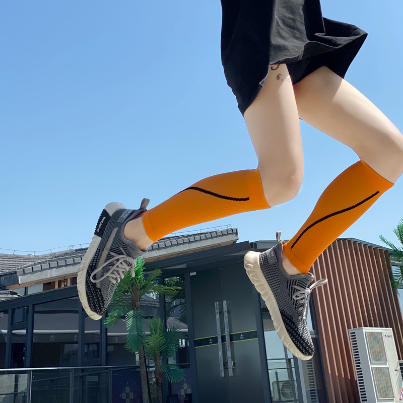 High-grade running compression calf cover Sports off-road cycling leggings Marathon pressure fitness men's and women's basketball socks