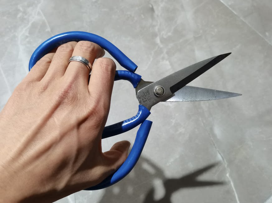 Pvanguard big number leather scissors fabric industrial office carton cut carbon steel dressmaking sewing cut custard cut fruit