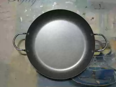 Flat frying pan frying pan frying pan fish pan double ear pan barbecue grilled fish Pan Pan Pan non-stick pan