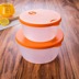 hộp cơm điện lock&lock ejr226ivy (2 lít) Dung lượng lớn nhựa giòn đặt hộp ăn trưa cho học sinh lò vi sóng bát tròn tủ đông lưu trữ hộp ăn trưa có nắp - Hộp cơm điện sưởi ấm hộp cơm hâm nóng magic Hộp cơm điện sưởi ấm