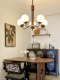 American Retro Chandelier Living Room Headlight Master Bedroom Dining Room Study Lighting Antique Style Scandinavian Creative Magic Bean Lamps
