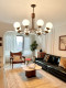 American Retro Chandelier Living Room Headlight Master Bedroom Dining Room Study Lighting Antique Style Scandinavian Creative Magic Bean Lamps