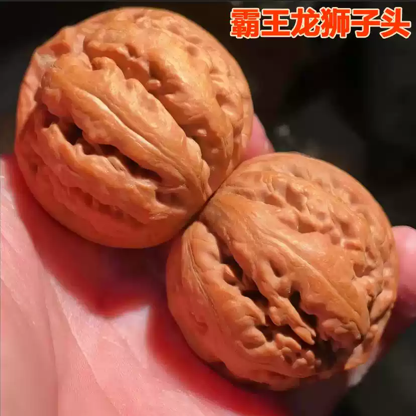 文玩核桃精品收藏级小众霸王龙狮子头的手盘玩