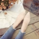 Meilisha chính hãng nhọn giày thạch phẳng giày nông miệng mưa nữ bốn mùa trượt không thấm nước làm việc giày đỏ
