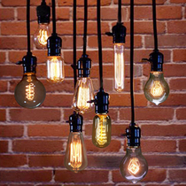 Edison light bulb chandelier retro tungsten bulb industrial wind bar restaurant Cafe wire chandelier