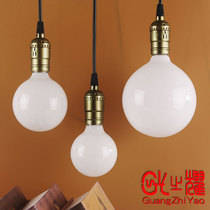 Milk White Dragon Ball bubble led Dragon Ball bulb e27 Edison LED bulb G80 bulb G95 art G125 screw mouth