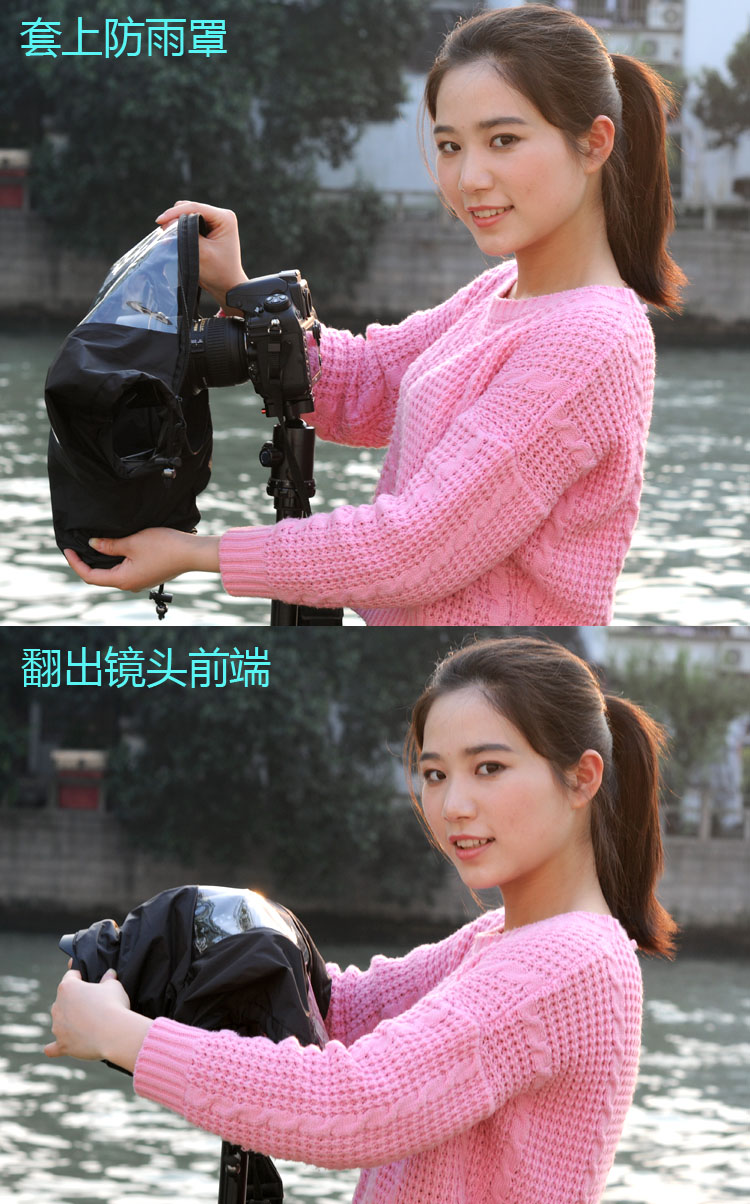 máy ảnh SLR che mưa không thấm nước áo mưa đơn vi camera sa mạc bụi áo khoác phụ kiện nhiếp ảnh Canon Nikon Sony - Phụ kiện máy ảnh DSLR / đơn túi máy ảnh canon