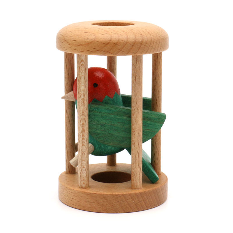 Настольная игра owl in cage 笼中之鸟笼中取物孔明锁智力益智解谜玩具木质猫头鹰