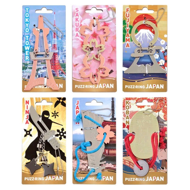 товар из китая hanayama解绳扣马蹄锁puzz·ring japan日本解环金属成人益智玩具