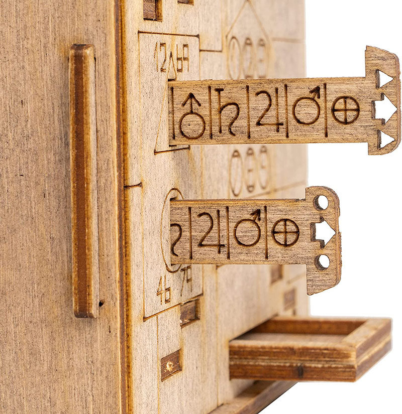 товар из китая esc welt太空盒space box 烧脑木质解谜机关匣益智puzzle德国玩具