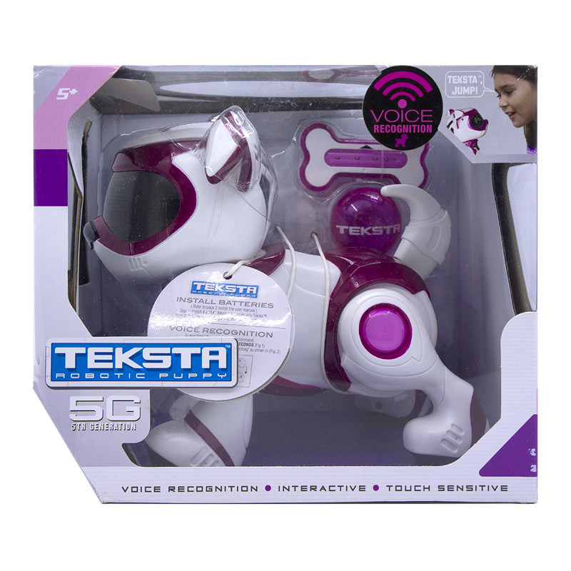 TTEKSTA 5G voice-controlled speech recognition gesture intelligent sensing bone pet machine dog Robotic PUPPY-Taobao