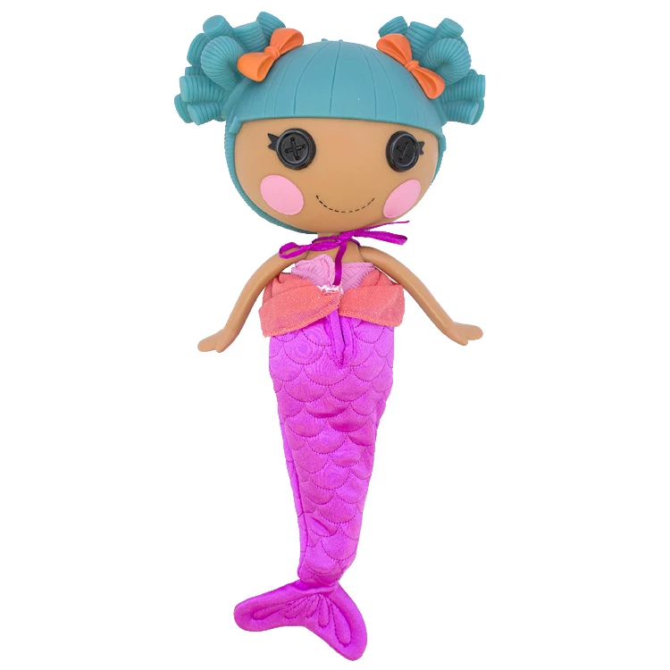 Кукла (Lalaloopsy) русалка с меняющими цвет волосами, большая пуговичная голова, 30–50 см, разные варианты