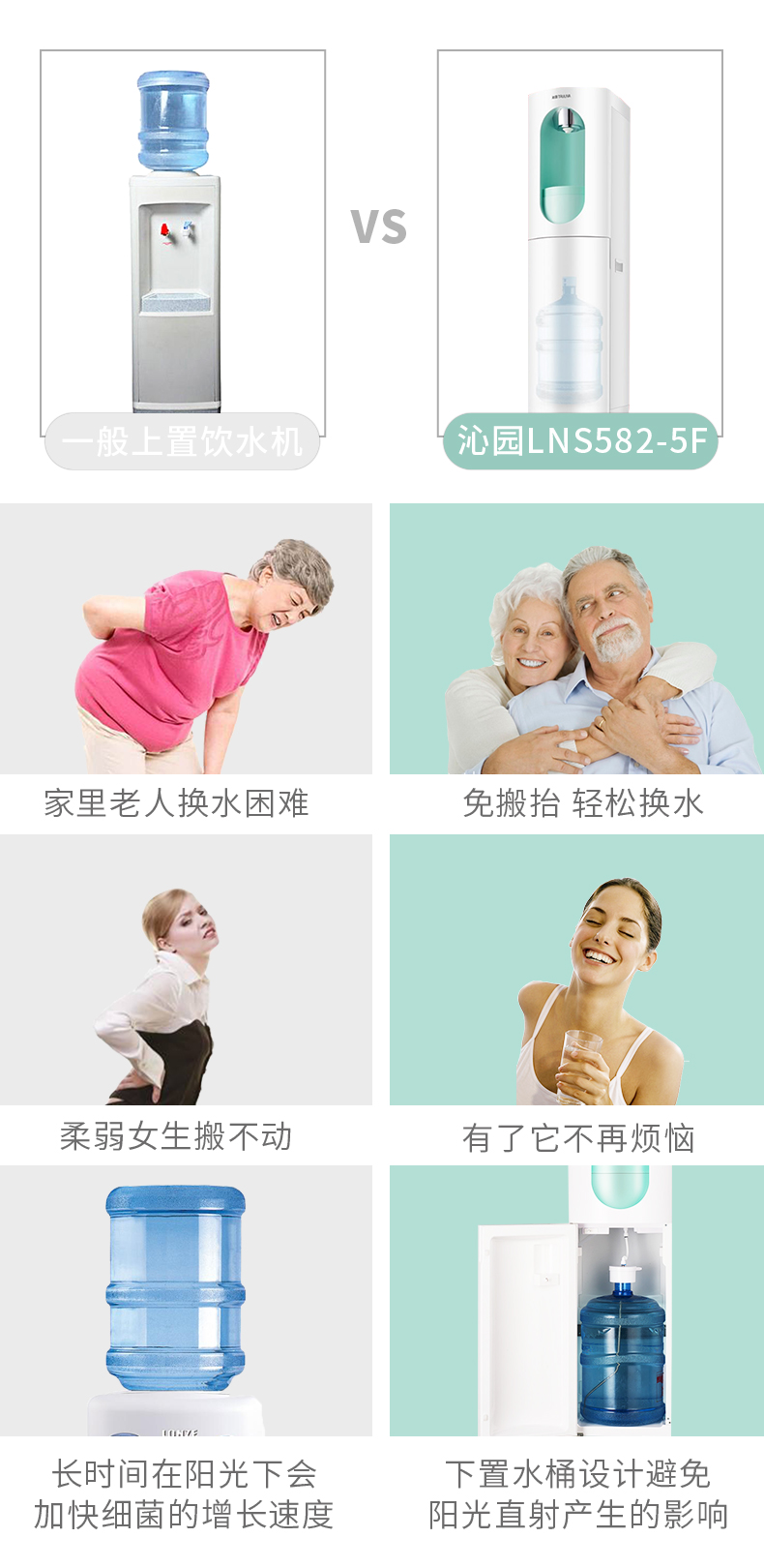 水水 机 下 桶 xô nhà nóng lạnh tự động máy làm nóng nhanh máy pha trà nóng - Nước quả máy lọc nước famy