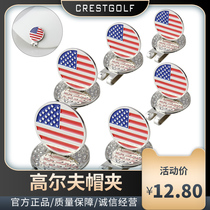 Golfs new American flag metal cap with Mark 6 starting gifts for European and American fans