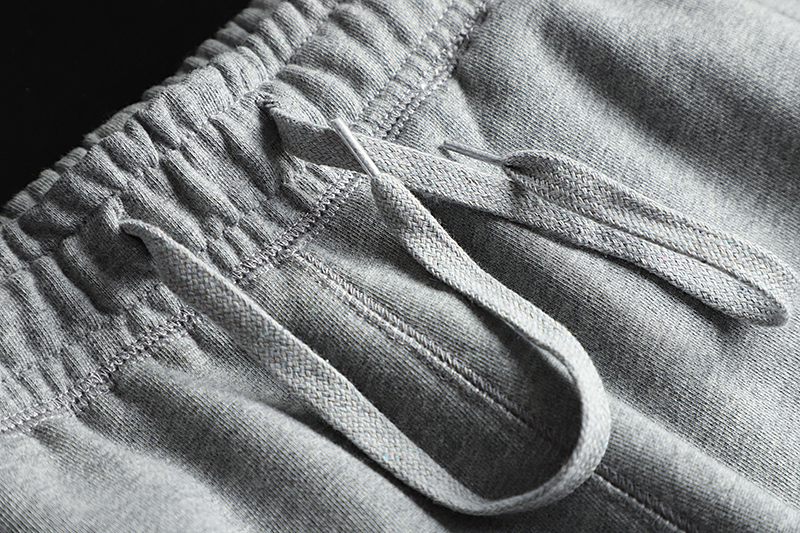 Đơn giản và thoải mái Quần ren mùa thu nam Quần bó sát thể thao mẫu thun thun thun cotton terry thể thao áo khoác cặp