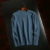 Vải là cotton chủ chốt cộng với áo len nam cashmere áo len nam cổ tròn dài shop áo thun nam Áo len Cashmere