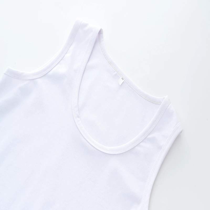 Mùa hè không tay áo thun rộng mặc thể dục bóng rổ thể thao cotton trắng vest nam xu hướng thương hiệu hip-hop cá tính - Áo vest cotton áo ba lỗ gym
