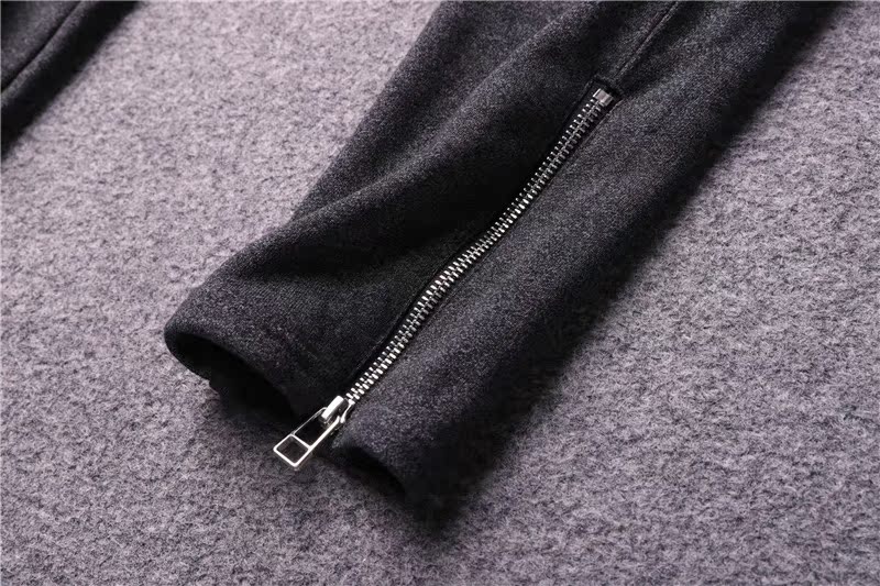 Cắt + zip + 430 g vòng! Mùa thu và mùa đông nam mới chân thon dày quần giản dị Quần Wei quần nam quần baggy nam
