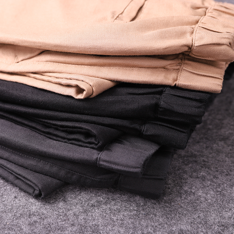 Hãy chú ý đến vải! Lụa + lanh! Mùa hè Nam Slim Slim Straight Straight Eo Eo Quần âu Quần Ma - Crop Jeans shop đồ nam đẹp