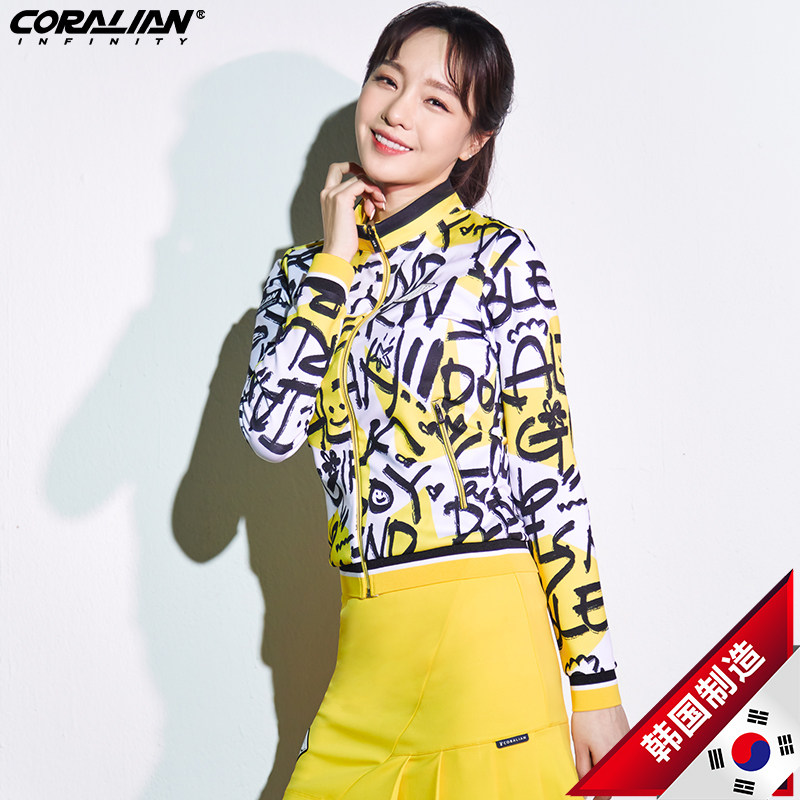 Korea's Kolaian Badminton Clothes Female Long-sleeved Jacket Spring and Autumn New Fashion Leisure Imported Sportwear Costumes
