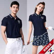  South Korea Kelaian badminton clothes for men and women breathable quick-drying short-sleeved fashion casual and comfortable imported sports tops