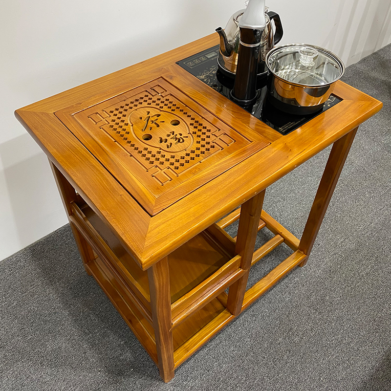Solid wood small tea table corner a few modern minimalist sides a few corner tea table side table living room corner a few cabinets small table tea table side cabinet