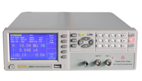 U2683 U2683A U2683B Insulation Resistance Tester 500Omega-100TOmega 1Pa~2mA