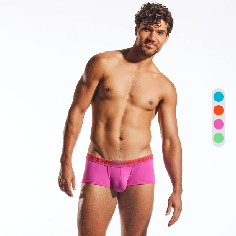 Cocksox Sexy Men's Boxer Briefs with High Elasticity, Three-Dimensional U-Convex Pouch, Low-Waist, Breathable for Sports Cx68 Cocksox Sexy Men's Boxer Briefs with High Elasticity, Three-Dimensional U-Convex Pouch, Low-Waist, Breathable for Sports Cx68