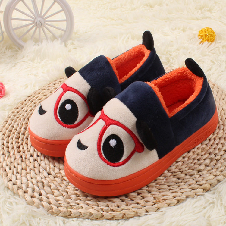 Pantoufles enfants en suède pour hiver - semelle EVA - Ref 1010692 Image 14