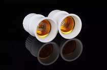 High quality thickened lamp port Lamp head hanging type E27 screw led bulb Energy-saving chandelier head lamp holder Luo mouth