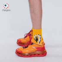 Mishka big eye ball Tide brand eyeball jacquard socks men and women same socks mishka lovers tide tide