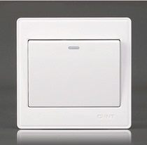 Chint switch wall switch socket panel NEW7E three-control lighting one-on multi-control switch