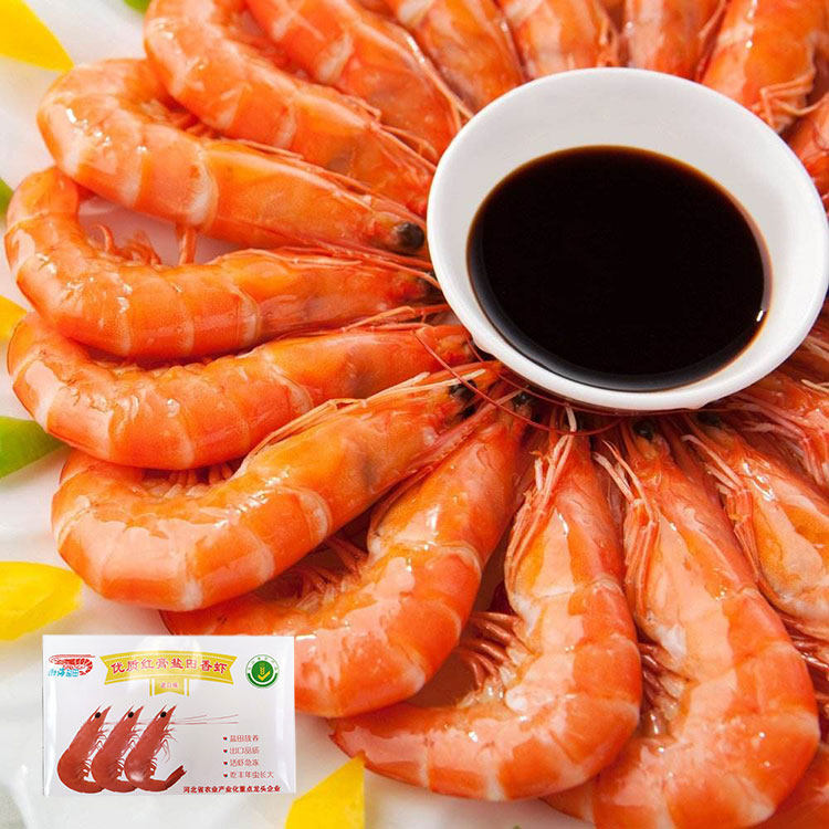 Salt Field Shrimp even head white burning shrimp fresh frozen cooked shrimp South American white prawn base Shrimp Thai Fragrant Shrimp Boxed in Commercial