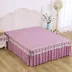 1.8m2 mét giường bedspread váy ngủ váy một mảnh giường trải giường nắp bảo vệ váy công chúa gió Hàn Quốc bông đôi - Váy Petti ga giường viền ren Váy Petti