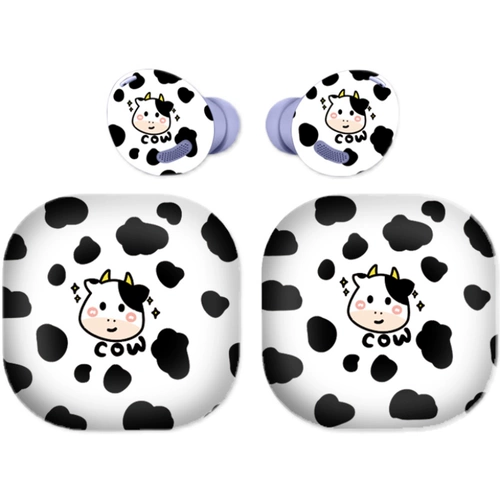 Samsung, совместимые наушники, матовая защитная мультяшная наклейка с зарядкой